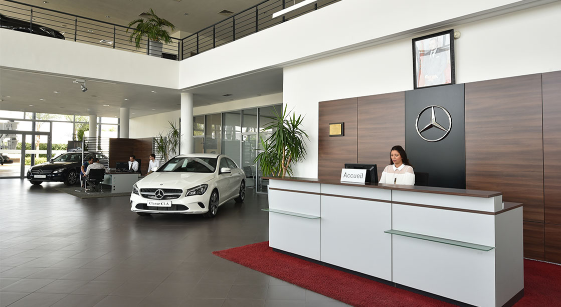 Acceuil Showroom Auto Nejma Rabat 